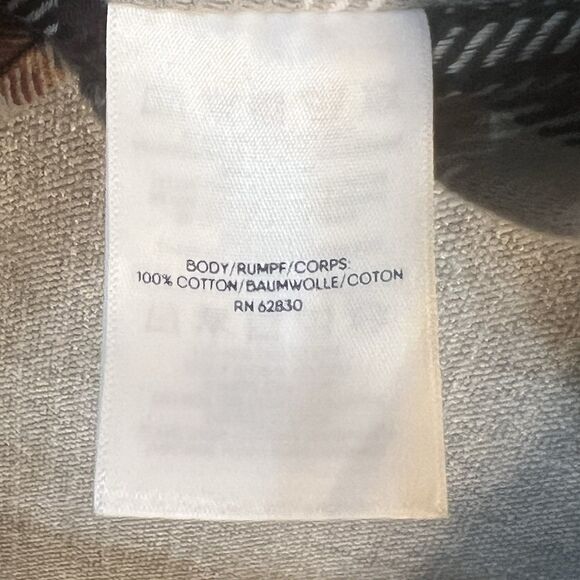 Land's End Men's Traditional Fit Plaid Flannel Shirt, Large 42/44 Heavy Fabric - Picture 5 of 9